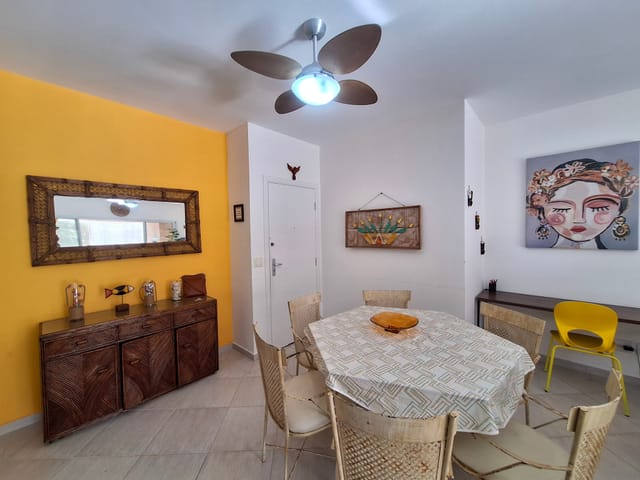 Apartamento 3 quartos e 2 banheiros, para alugar, no bairro Riviera em Bertioga