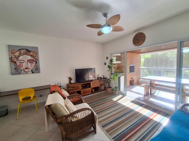 Apartamento 3 quartos e 2 banheiros, para alugar, no bairro Riviera em Bertioga