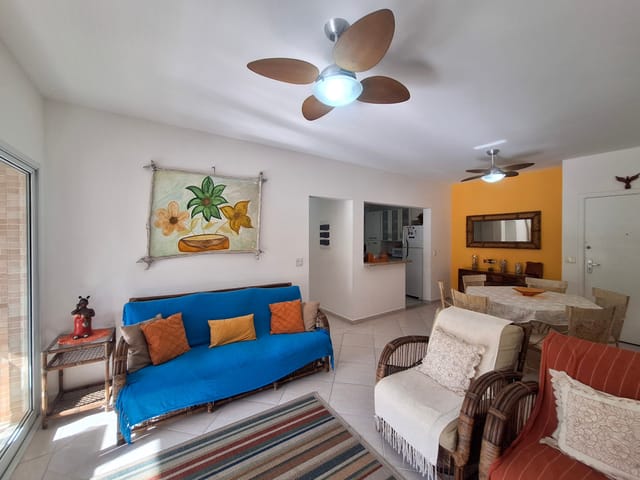 Apartamento 3 quartos e 2 banheiros, para alugar, no bairro Riviera em Bertioga