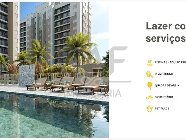 Apartamento 2 quartos e 2 banheiros, à venda, no bairro Estância das Flores em Jaguariúna