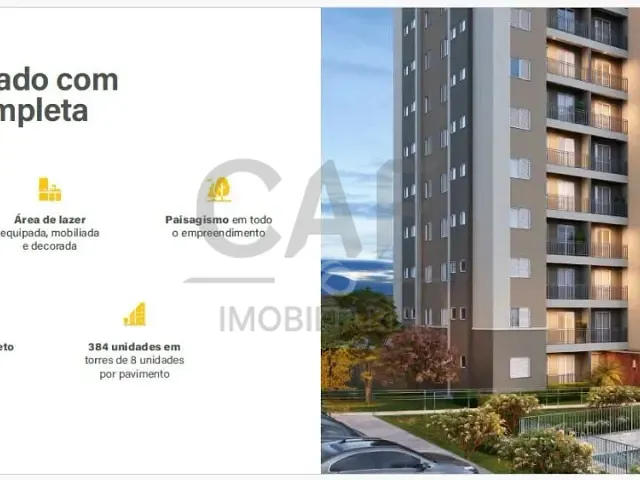 Apartamento 2 quartos e 2 banheiros, à venda, no bairro Estância das Flores em Jaguariúna