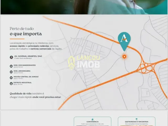 Apartamento 2 quartos e 2 banheiros, à venda, no bairro Jardim Carolina em Jundiaí