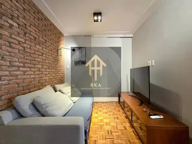 Apartamento 1 quarto e 2 banheiros, para alugar, no bairro Itaim Bibi em São Paulo