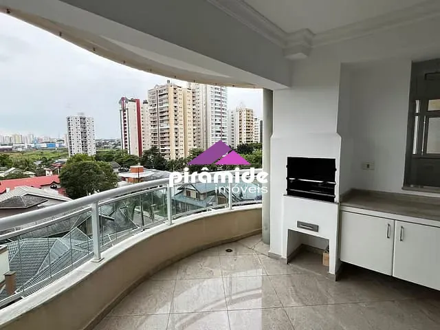 Apartamento com 105m² 3 quartos e 3 banheiros, para alugar, no bairro Parque Residencial Aquarius em São José dos Campos