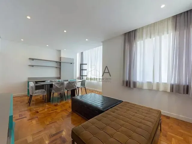 Apartamento com 91m² 2 quartos e 3 banheiros, para alugar, no bairro Paraíso em São Paulo