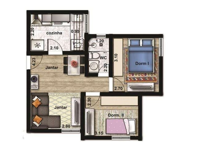 Foto do Apartamento - Apartamento à venda, Jardim São Luis, aceita permuta .Guarulhos, SP | Imobiliária Compare