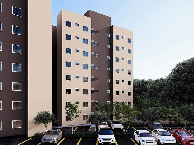 Apartamento 2 quartos e 1 banheiro, à venda, no bairro Jardim Eloyna em Pindamonhangaba