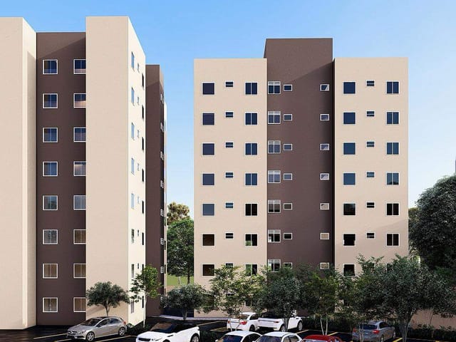 Apartamento 2 quartos e 1 banheiro, à venda, no bairro Jardim Eloyna em Pindamonhangaba
