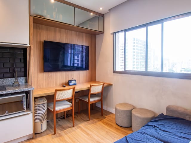 Apartamento com 27m² 1 quarto e 1 banheiro, à venda, no bairro Chácara Santo Antônio (Zona Sul) em São Paulo