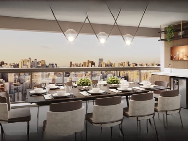 Apartamento com 180m² 3 quartos e 5 banheiros, à venda, no bairro Brooklin em São Paulo
