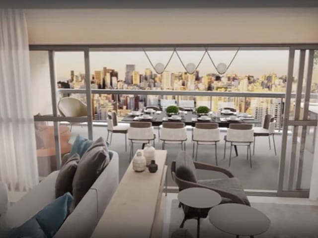 Apartamento com 180m² 3 quartos e 5 banheiros, à venda, no bairro Brooklin em São Paulo