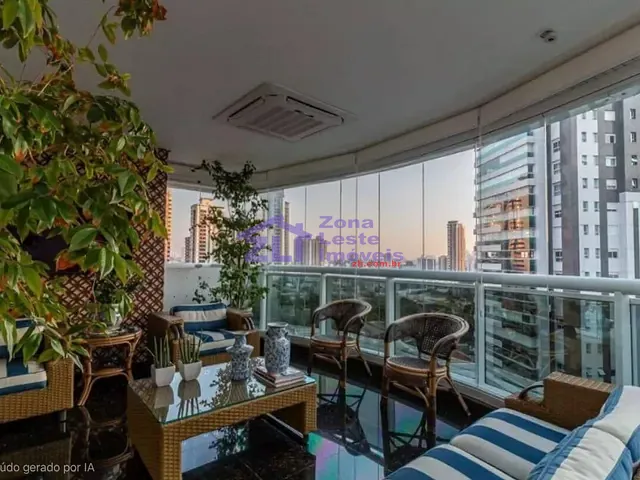 Apartamento com 257m² 4 quartos e 5 banheiros, à venda, no bairro Jardim Anália Franco em São Paulo