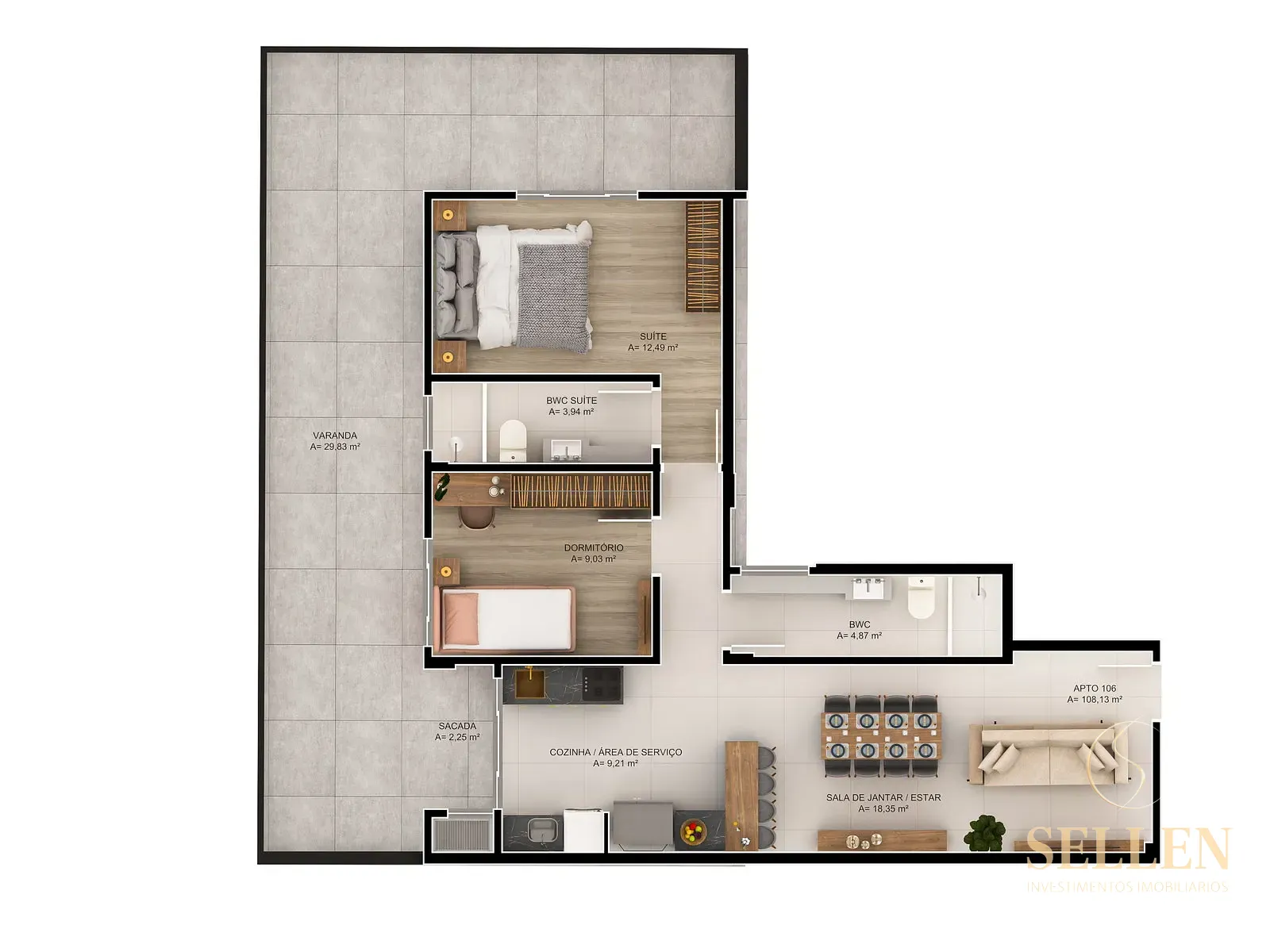 Apartamento, 2 quartos, 73 m² - Foto 19