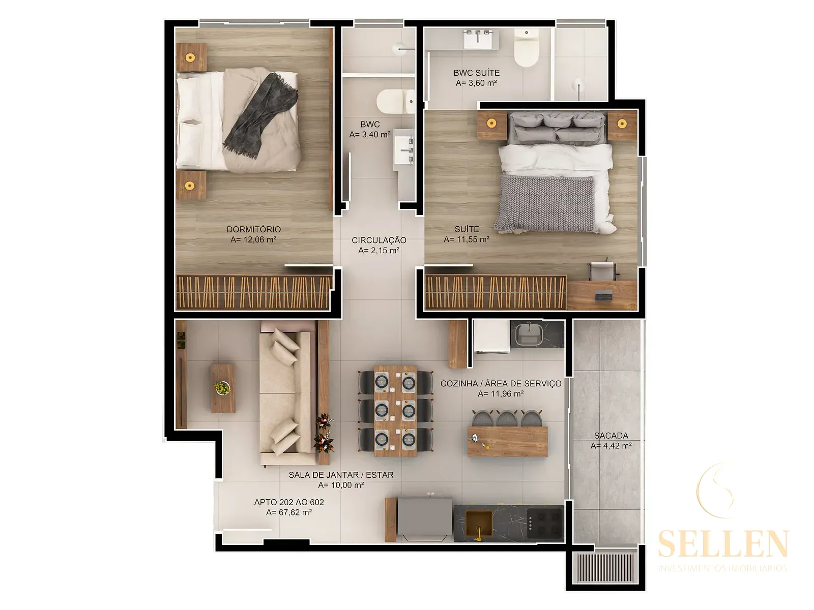 Apartamento, 2 quartos, 73 m² - Foto 22
