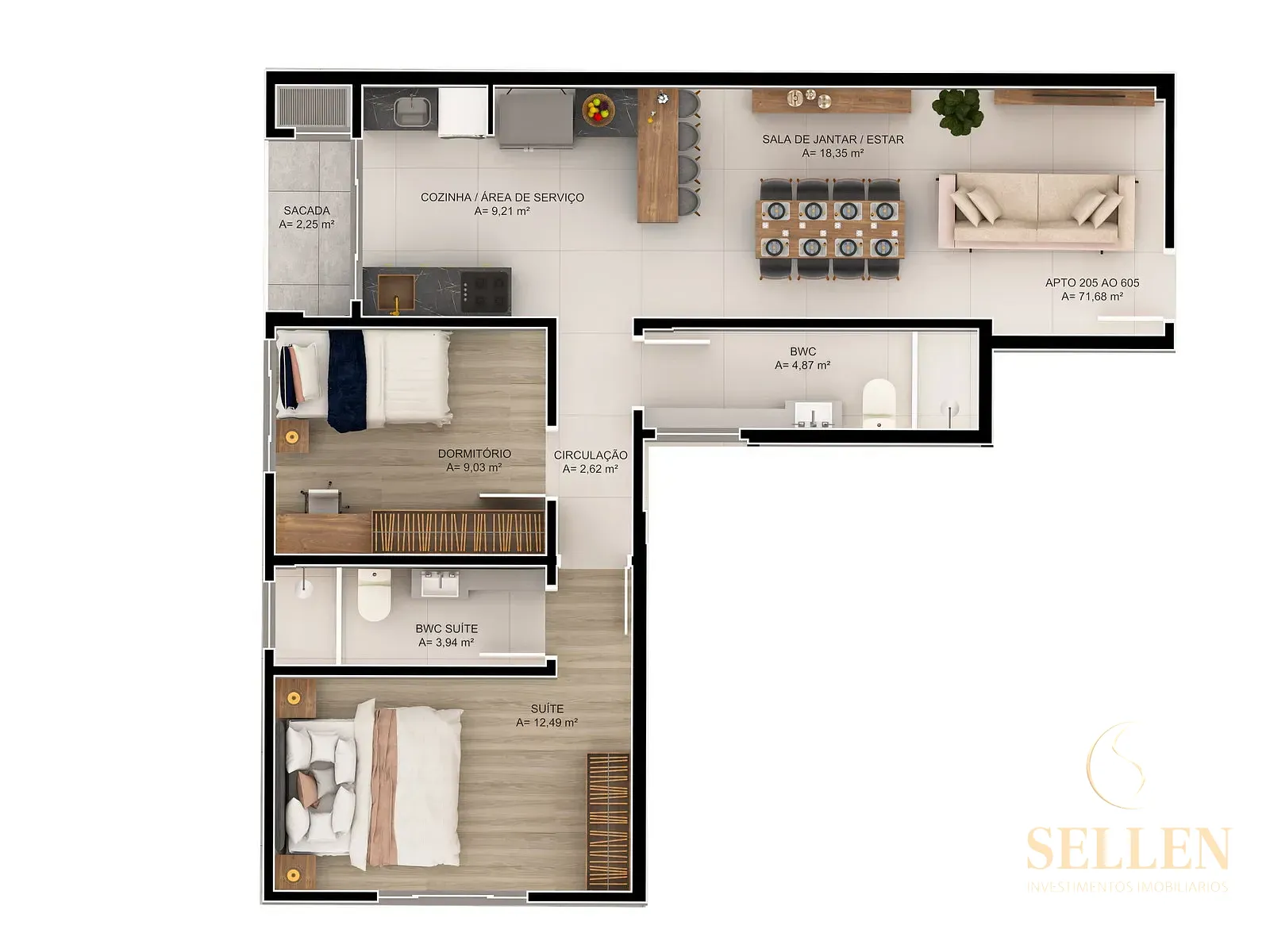Apartamento, 2 quartos, 73 m² - Foto 26