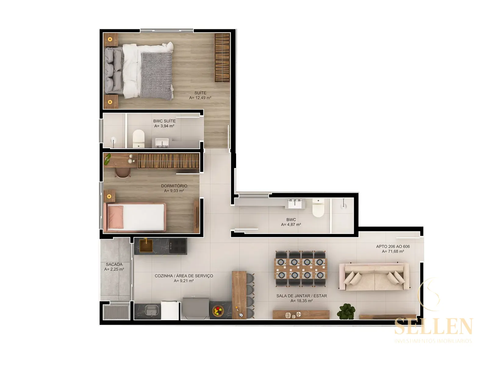 Apartamento, 2 quartos, 73 m² - Foto 25