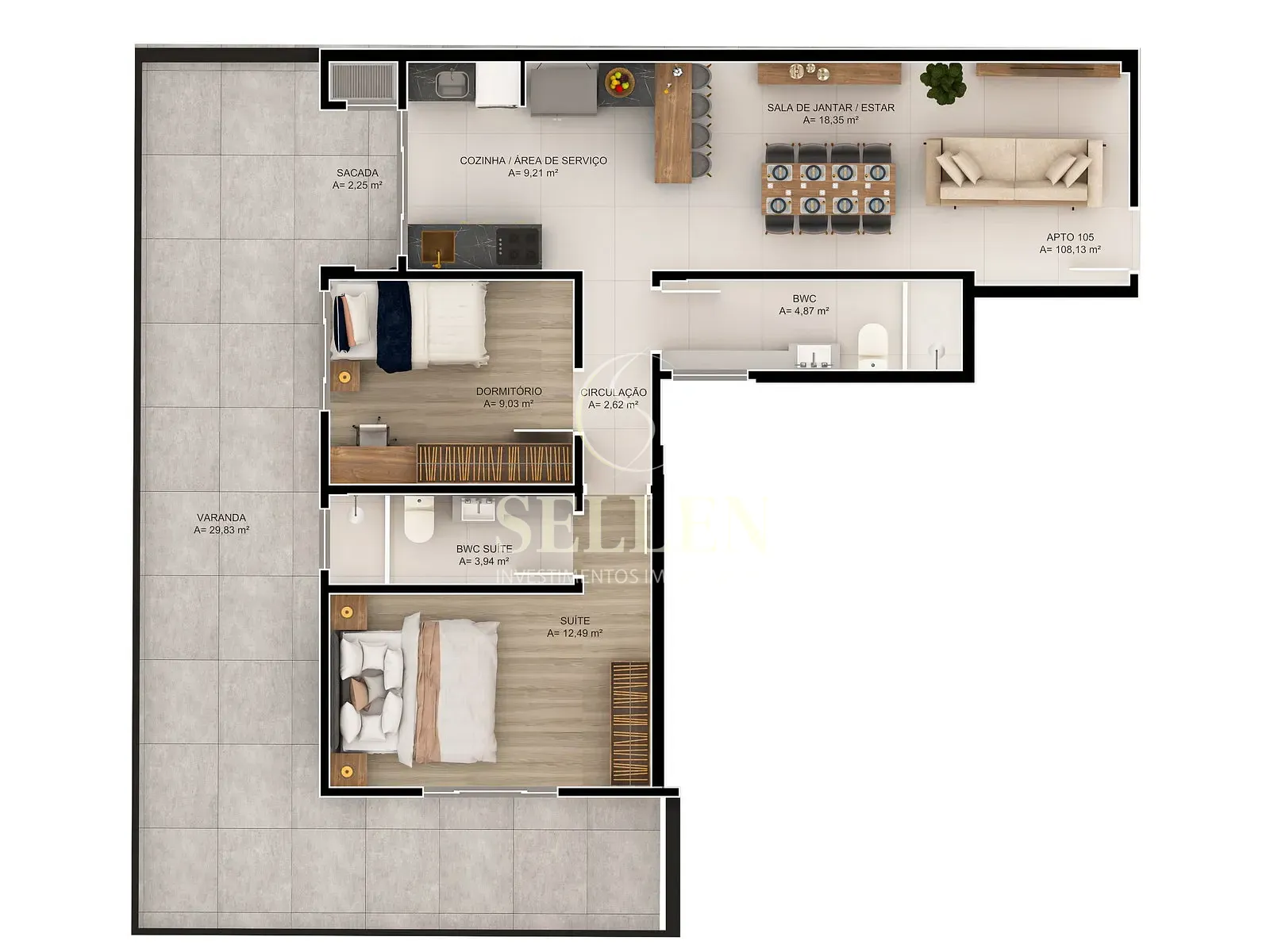Apartamento, 2 quartos, 73 m² - Foto 18