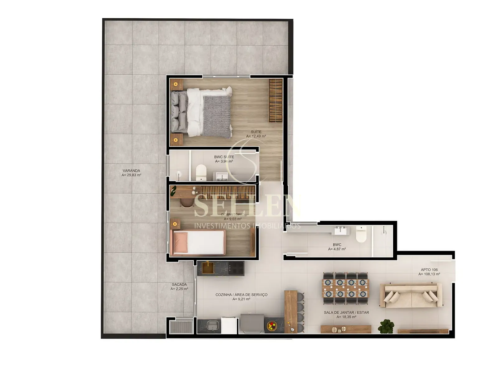 Apartamento, 2 quartos, 73 m² - Foto 19