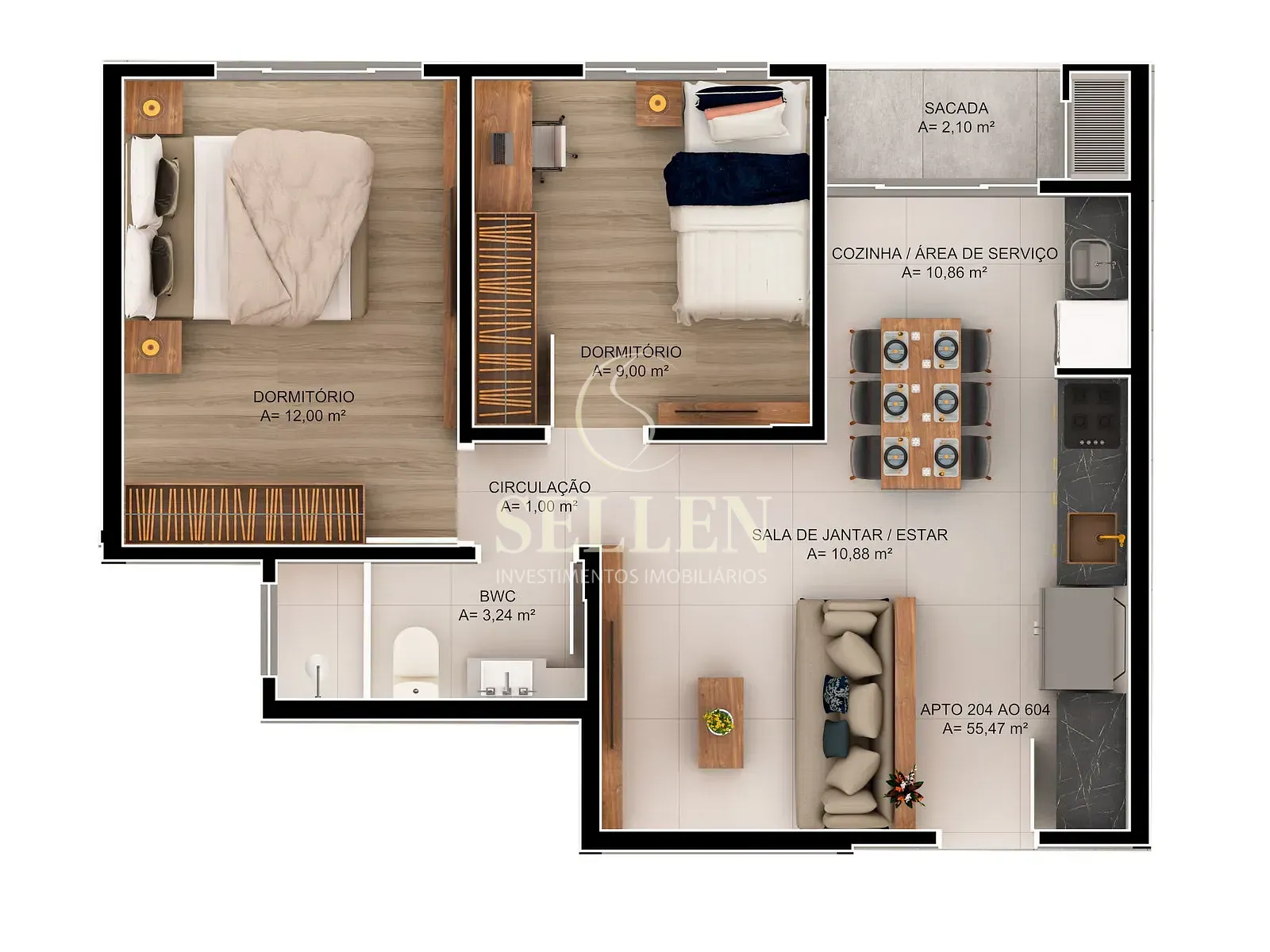 Apartamento, 2 quartos, 73 m² - Foto 24