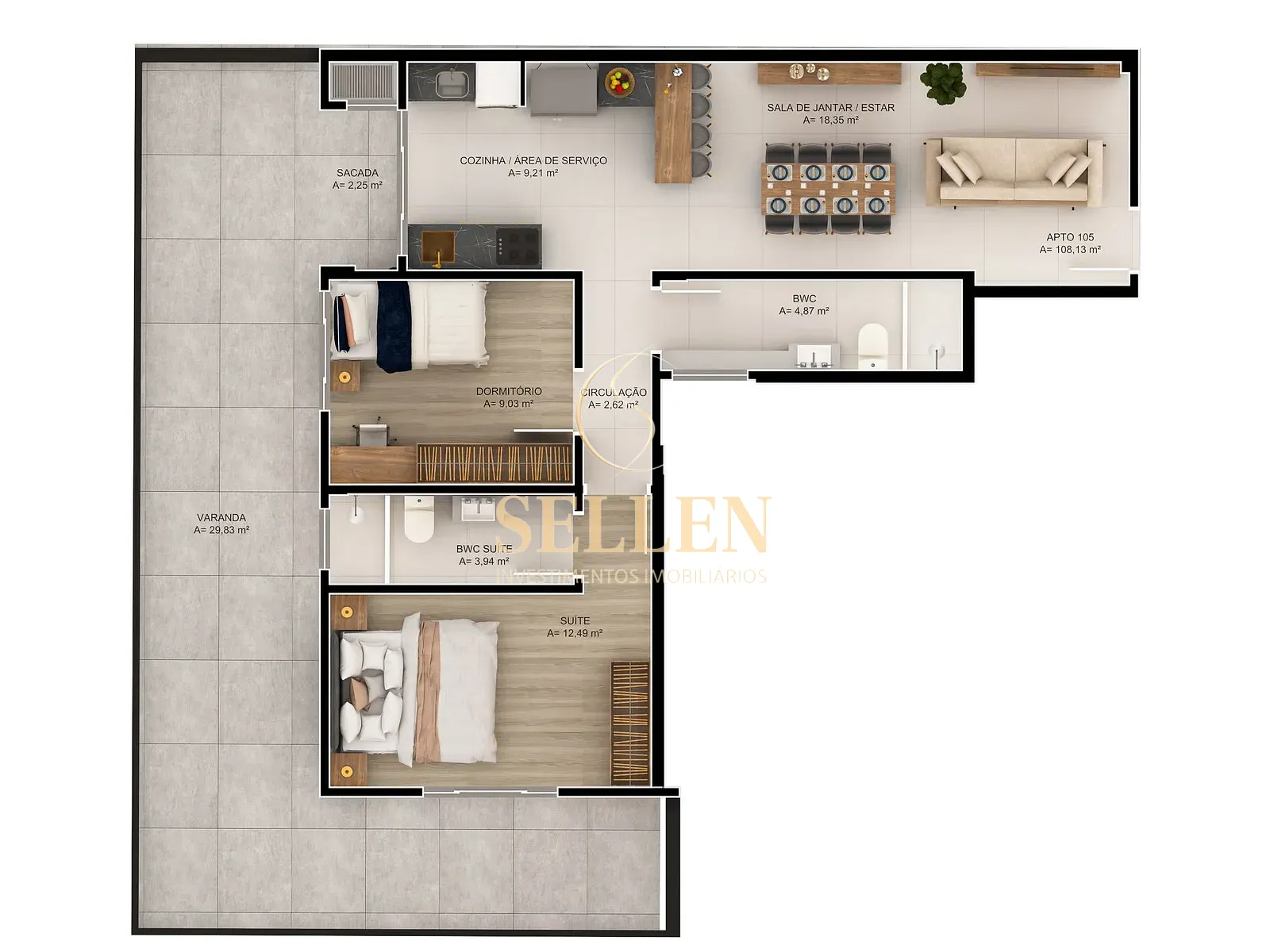 Apartamento, 2 quartos, 73 m² - Foto 18