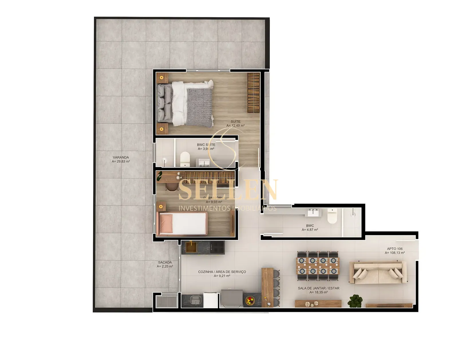 Apartamento, 2 quartos, 73 m² - Foto 19
