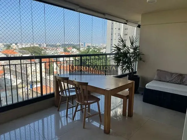 Apartamento com 120m² 3 quartos e 4 banheiros, à venda, no bairro Parque da Vila Prudente em São Paulo