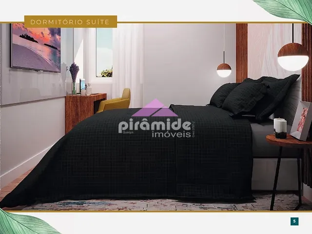Apartamento 3 quartos e 2 banheiros, à venda, no bairro Parque Residencial Flamboyant em São José dos Campos