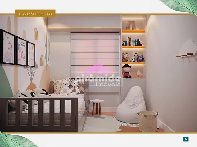 Apartamento 3 quartos e 2 banheiros, à venda, no bairro Parque Residencial Flamboyant em São José dos Campos