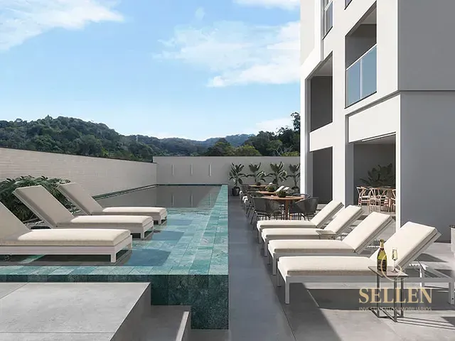 Apartamento 2 quartos e 1 banheiro, à venda, no bairro Praia Brava em Itajaí