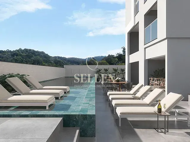 Apartamento 2 quartos e 1 banheiro, à venda, no bairro Praia Brava em Itajaí