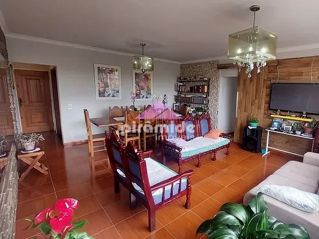 Apartamento com 125m² 3 quartos e 3 banheiros, à venda, no bairro Jardim Bela Vista em São José dos Campos
