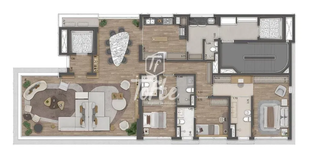 Apartamento, 3 quartos, 185 m² - Foto 21