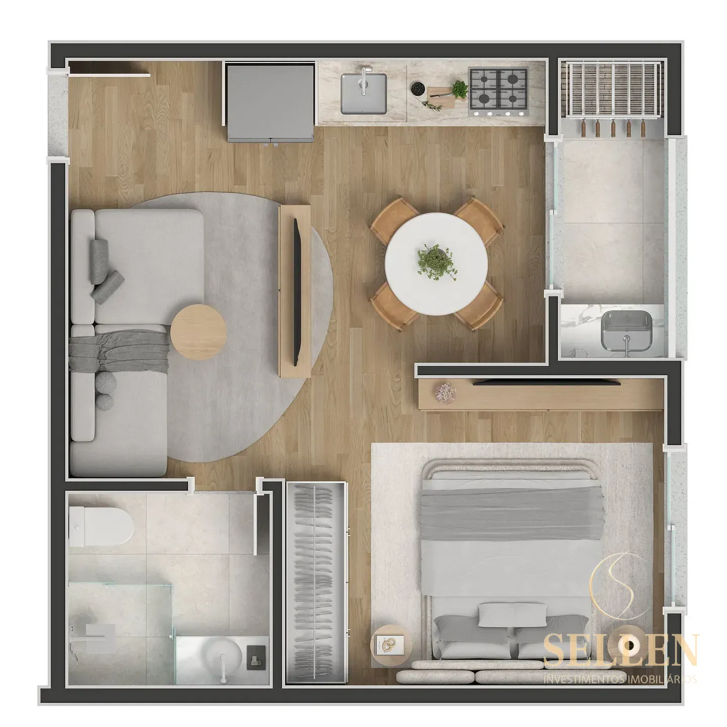 Apartamento, 1 quarto, 40 m² - Foto 22