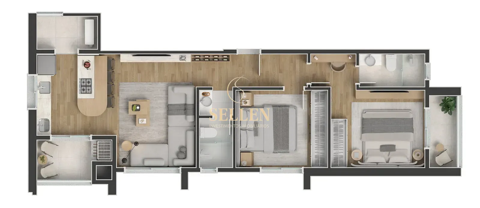 Apartamento, 1 quarto, 40 m² - Foto 21