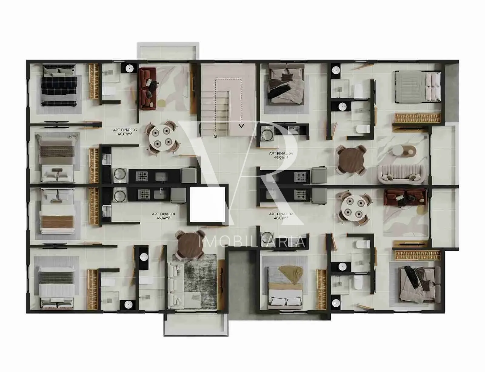 Apartamento, 2 quartos, 45 m² - Foto 9