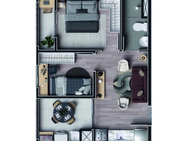 Foto do Apartamento - Apartamento à venda 2 Quartos 67.98M² Campo Belo São Paulo - SP | Mundo Apto Campo Belo - Breve Lançamento | Lares e Andares Imóveis