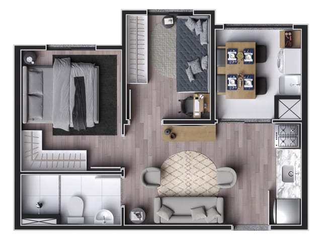 Foto do Apartamento - Apartamento à venda 2 Quartos 67.98M² Campo Belo São Paulo - SP | Mundo Apto Campo Belo - Breve Lançamento | Lares e Andares Imóveis