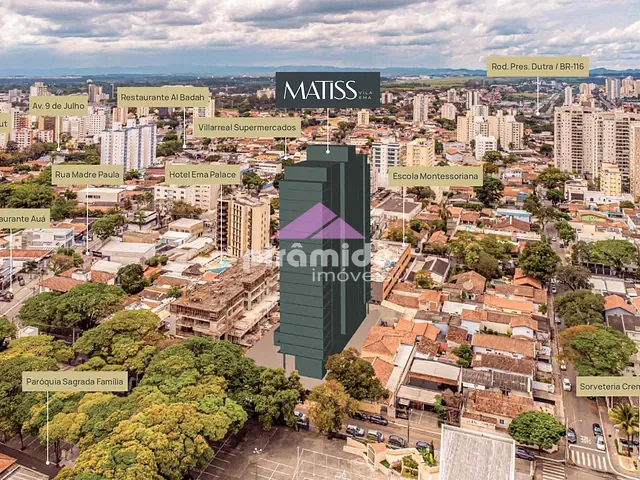 Apartamento com 75m² 2 quartos e 2 banheiros, à venda, no bairro Vila Ema em São José dos Campos