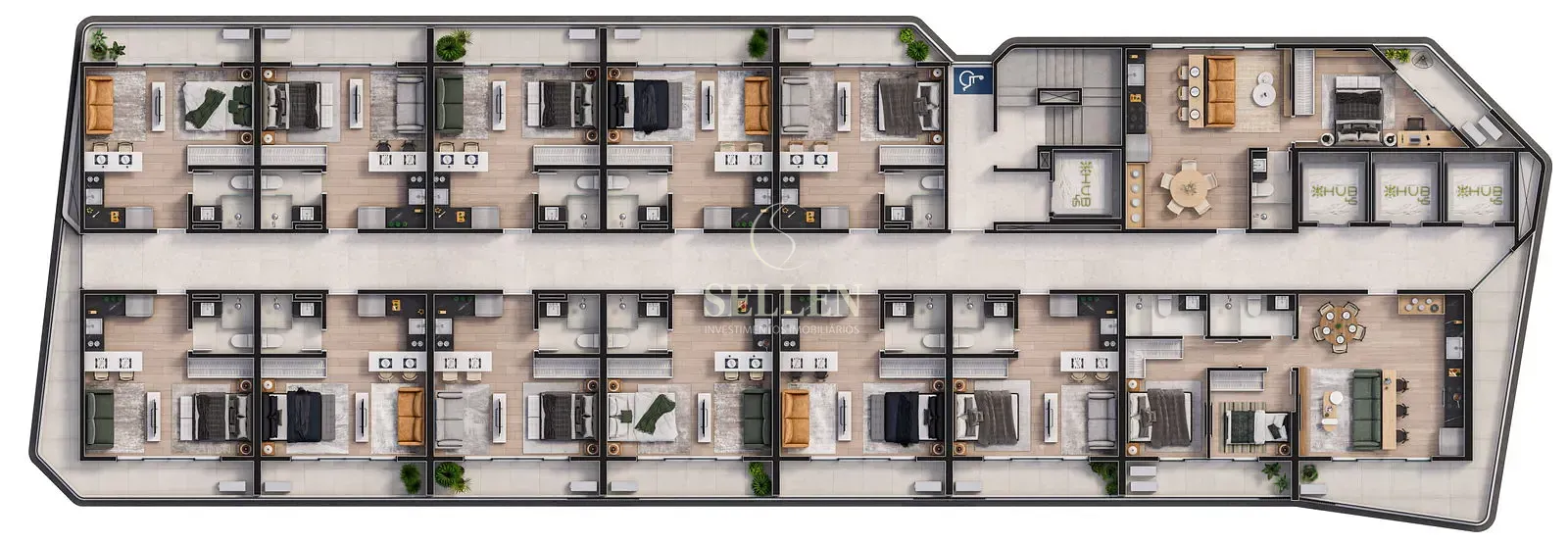 Apartamento, 1 quarto, 34 m² - Foto 21