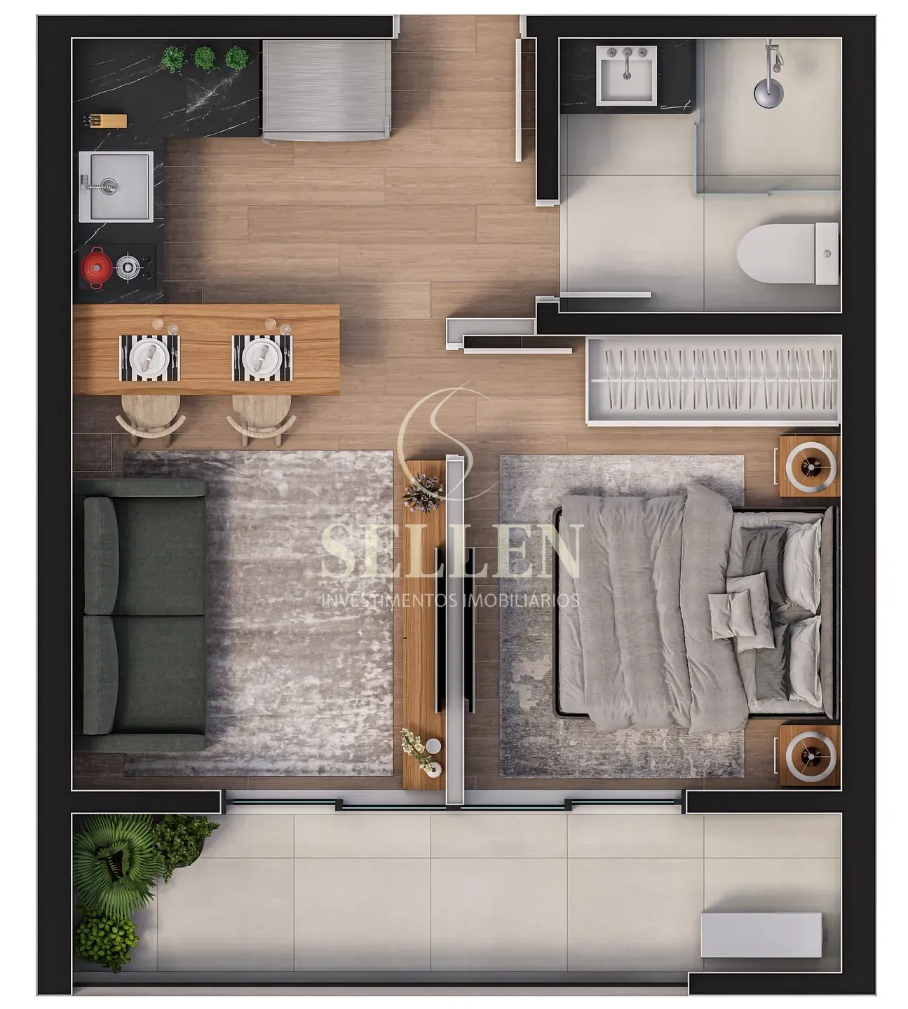 Apartamento, 1 quarto, 34 m² - Foto 26