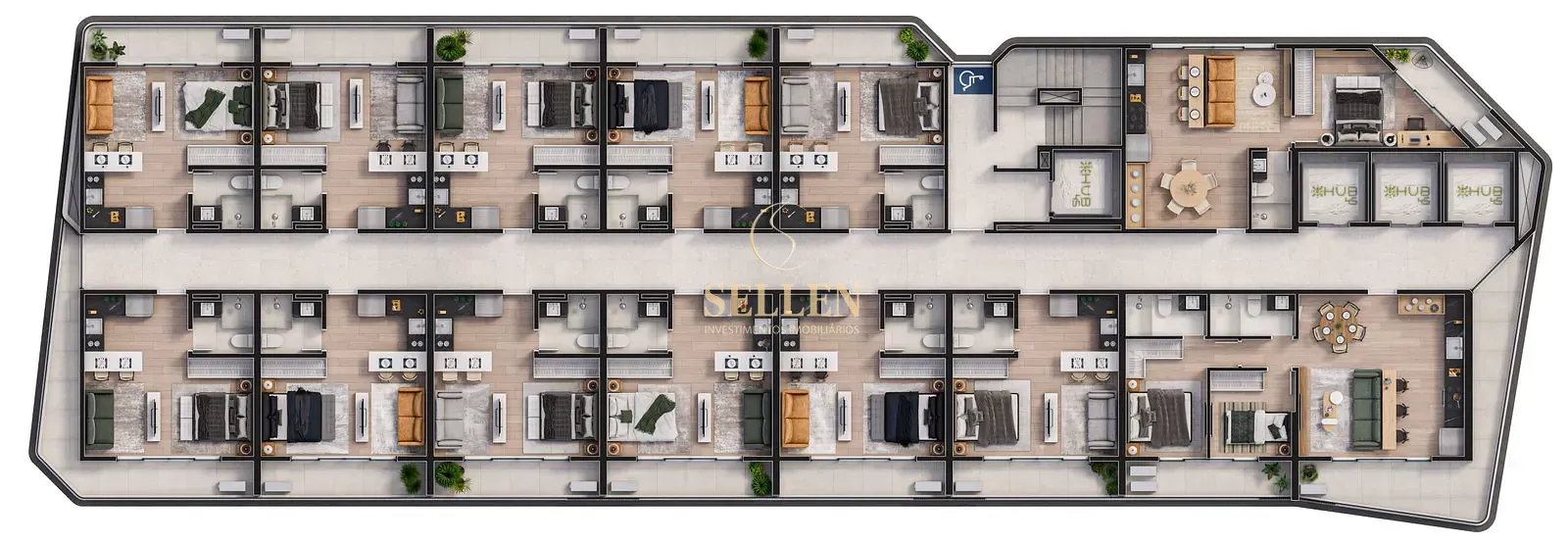 Apartamento, 1 quarto, 34 m² - Foto 21