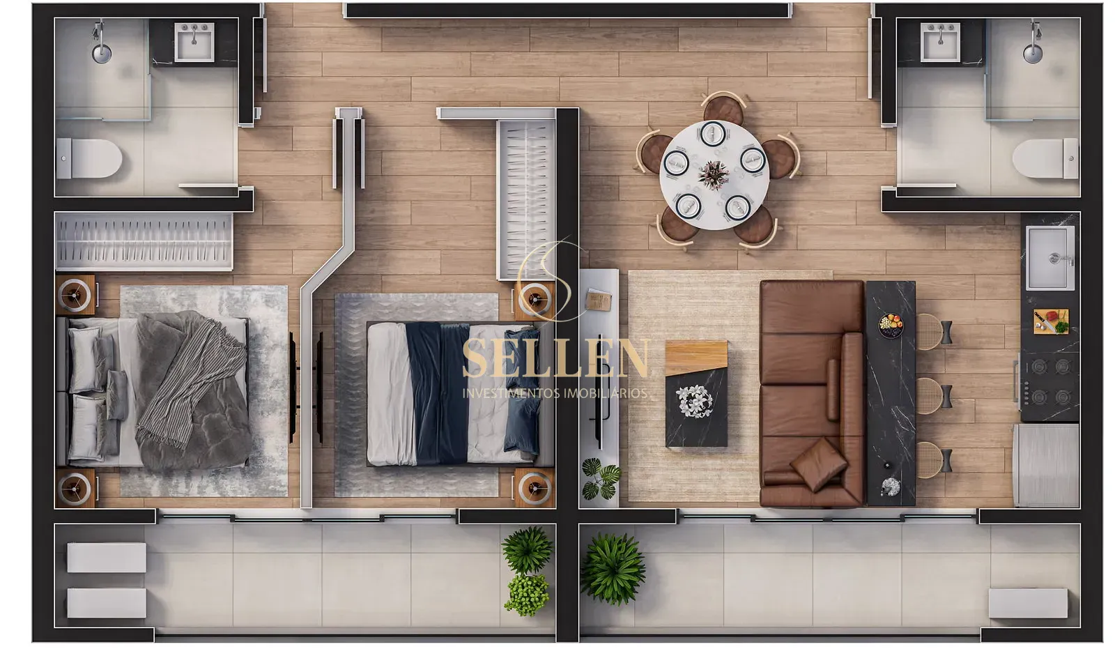 Apartamento, 1 quarto, 34 m² - Foto 24
