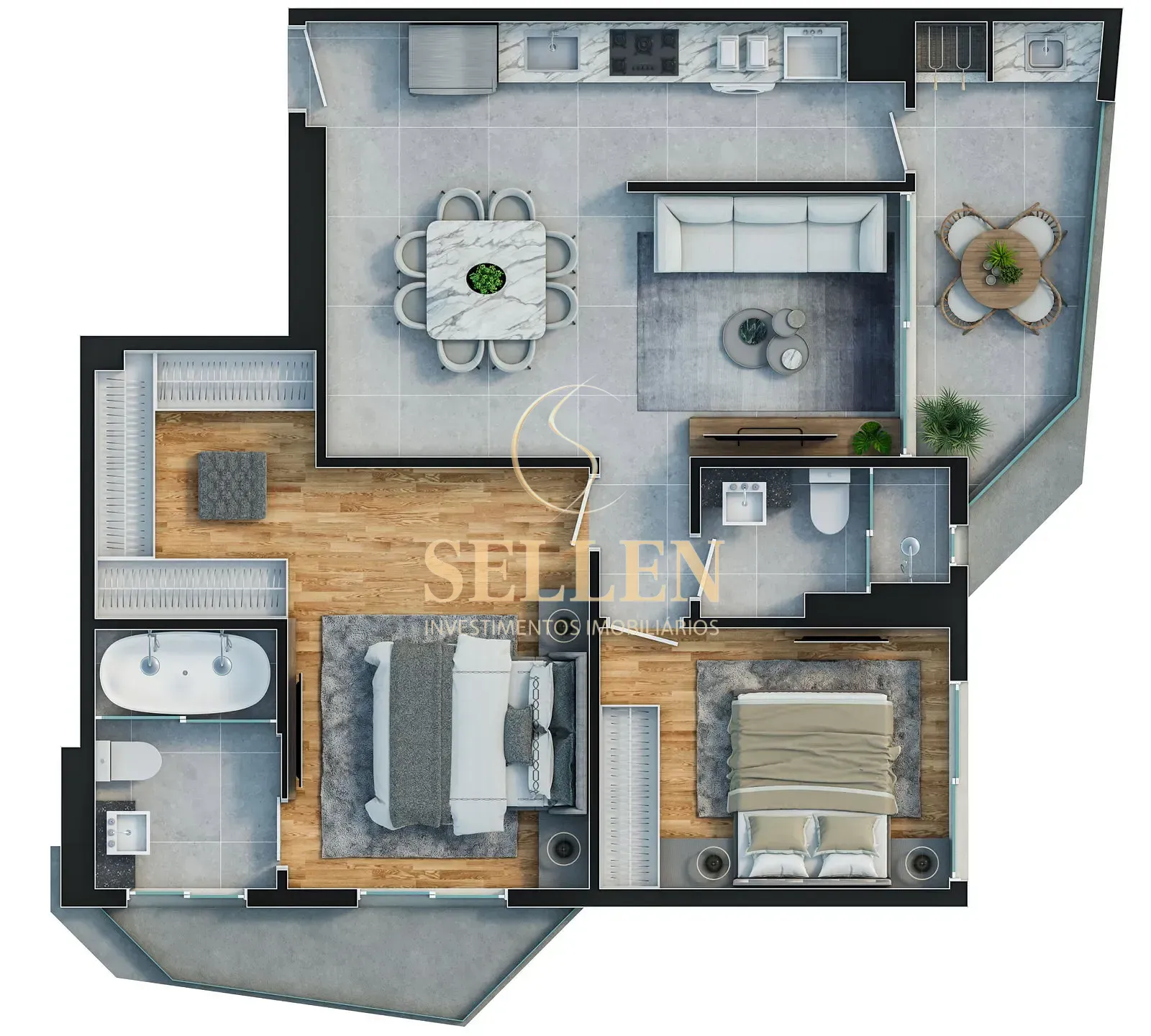 Apartamento, 1 quarto, 40 m² - Foto 35