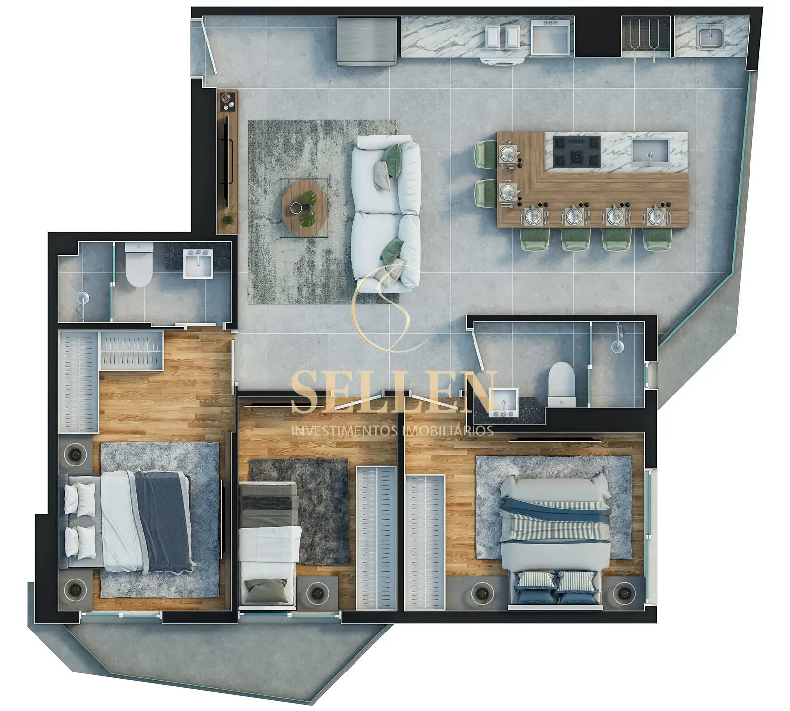 Apartamento, 1 quarto, 40 m² - Foto 31