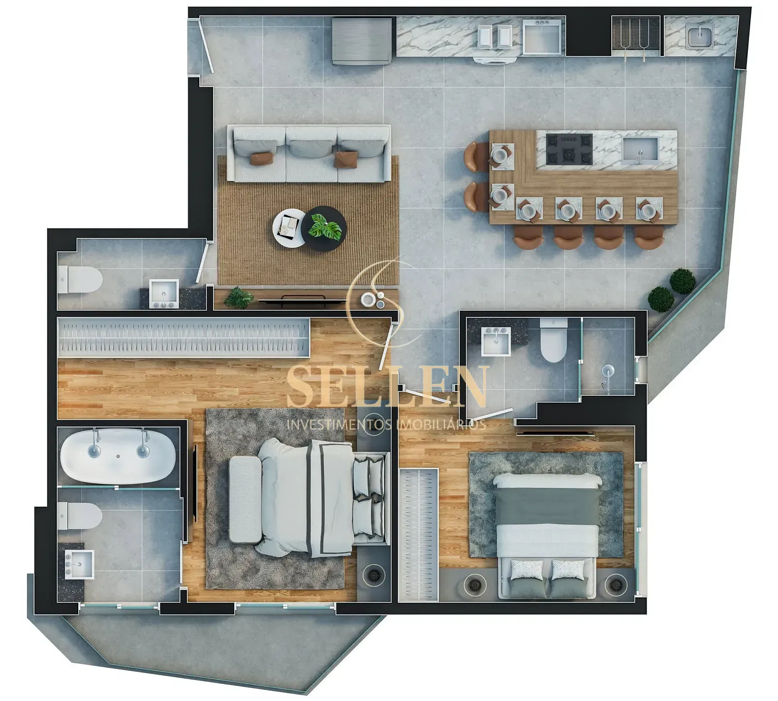 Apartamento, 1 quarto, 40 m² - Foto 34