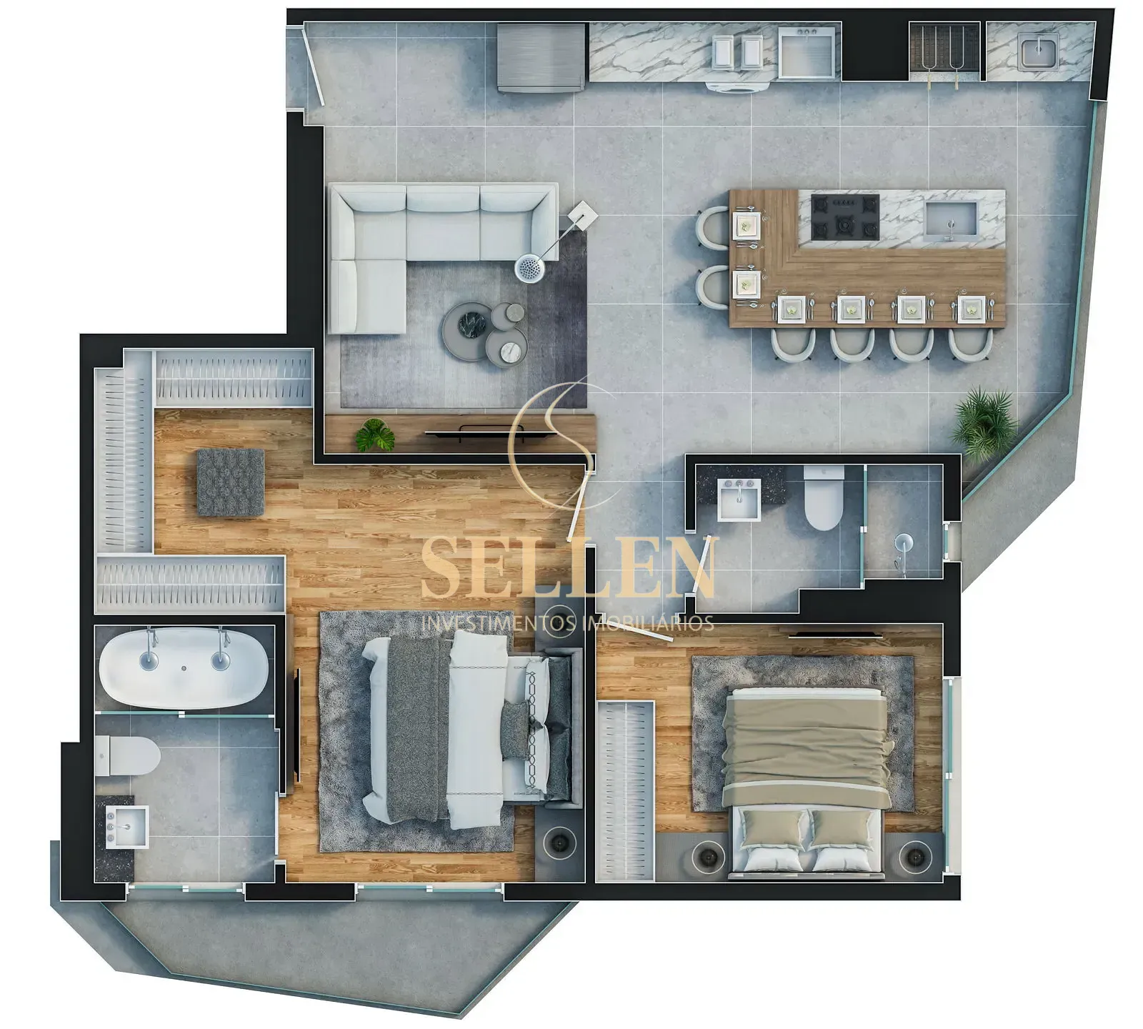 Apartamento, 1 quarto, 40 m² - Foto 37