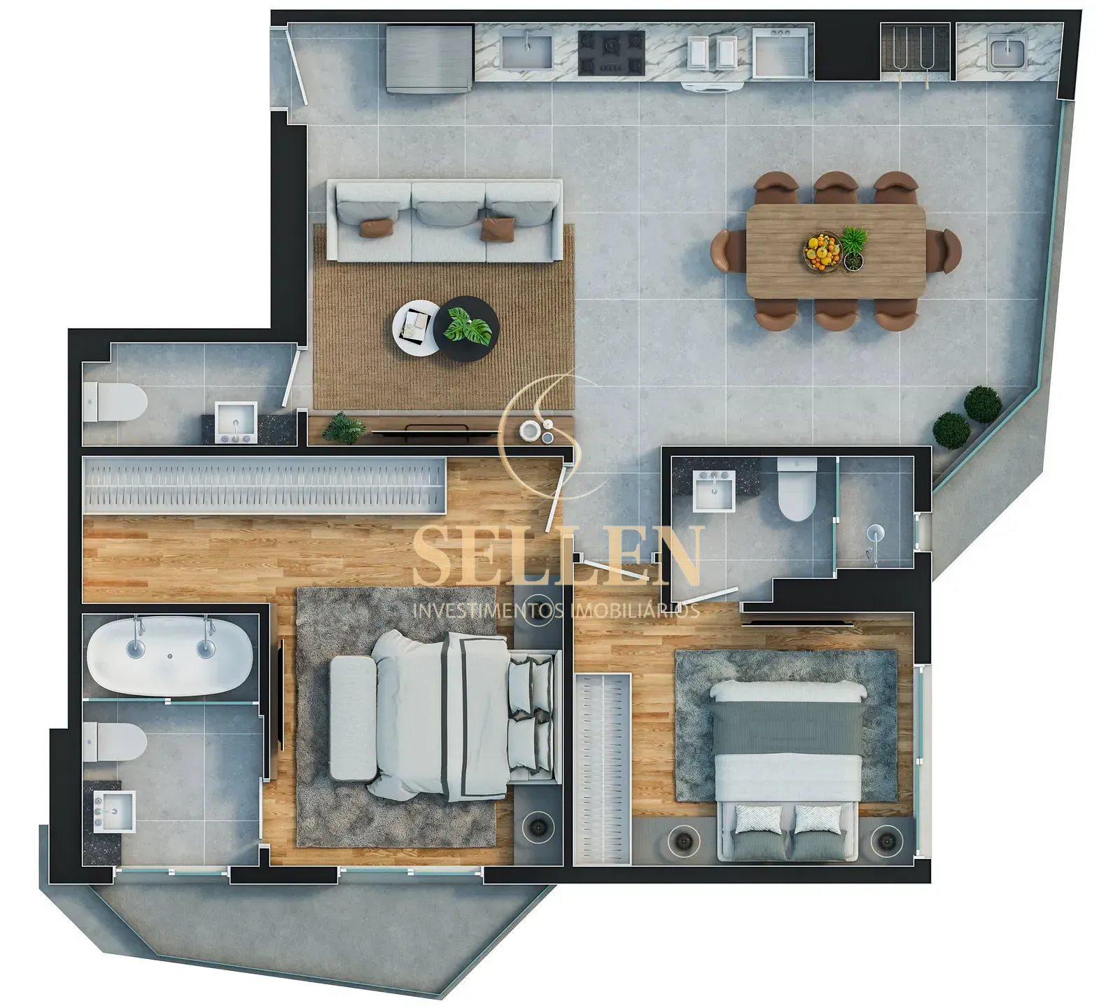 Apartamento, 1 quarto, 40 m² - Foto 33