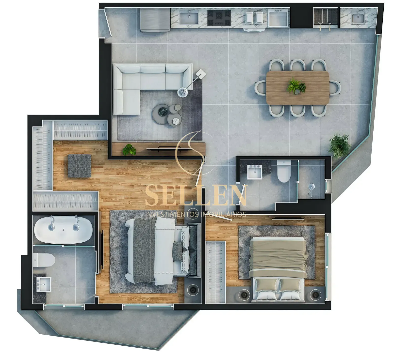 Apartamento, 1 quarto, 40 m² - Foto 36