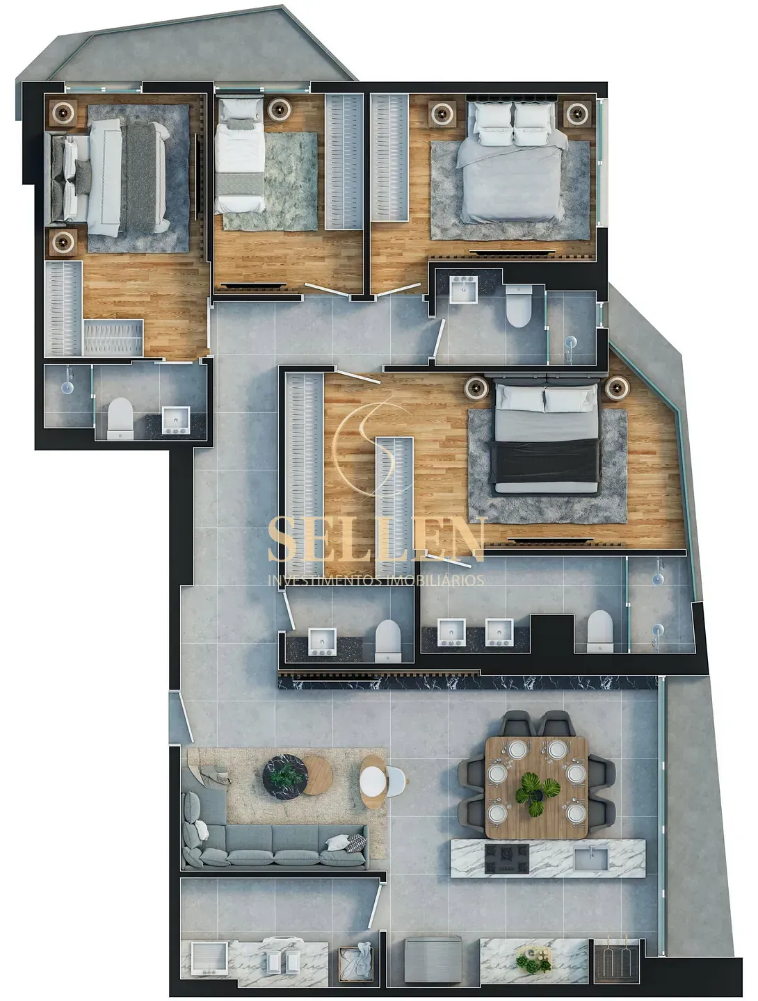 Apartamento, 1 quarto, 40 m² - Foto 47