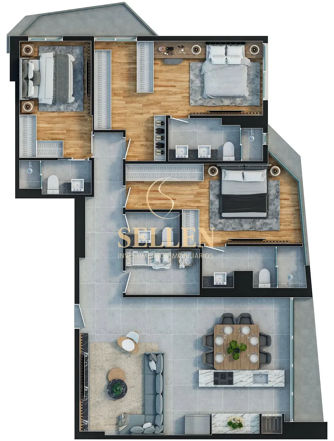 Apartamento, 1 quarto, 40 m² - Foto 46